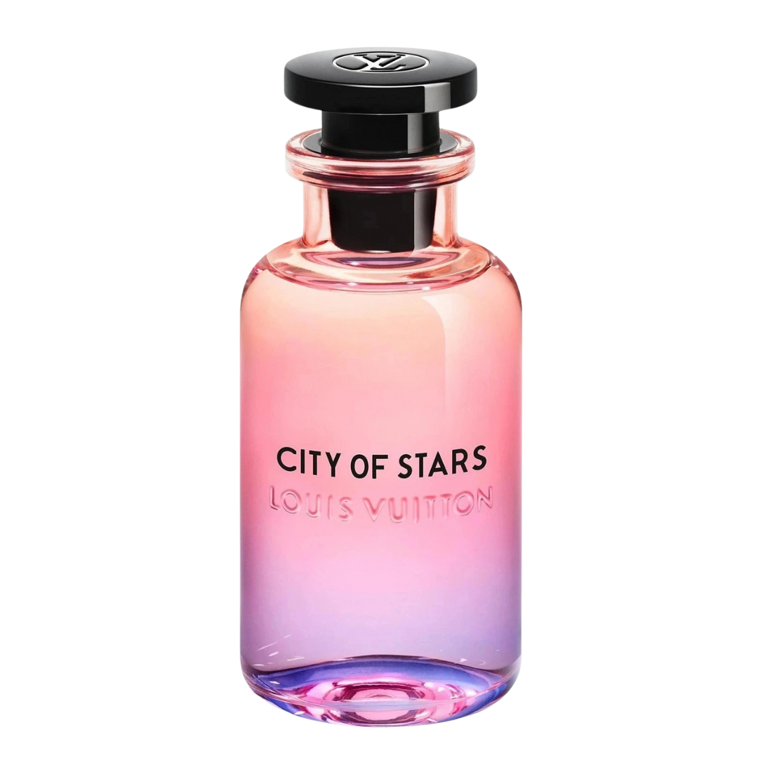 Louis Vuitton City of Stars 100ML bottle on white background